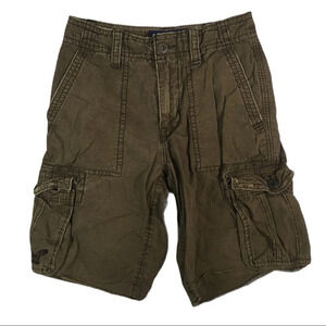 SH315 American Eagle Military Cargo Army Shorts 26 (XS)